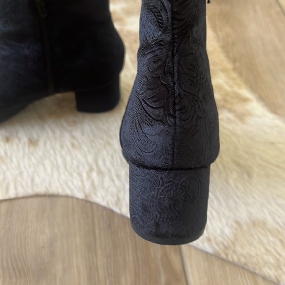 Unisa black fabric ankle boots - Picture 5 of 6